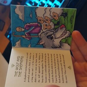 Upper Deck Goodwin Champions Aesops Fables The Wolf And The Shepard Sketch 1/1